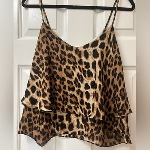 Animal Print Tank Blouse